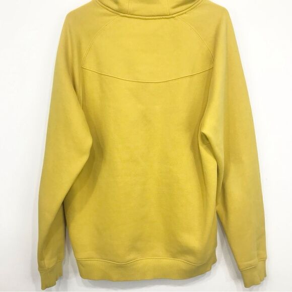 Alphalete Yellow Black Hooded Pullover Sweatshirt - Picture 12 of 13